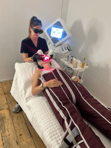 Clients experiencing BYONIK treatment at Face Oxford VIP launch event