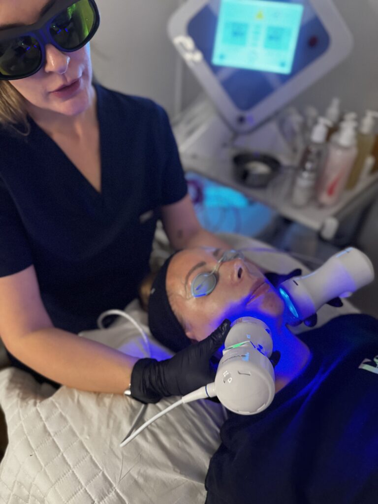 Byonik cold laser facial treatment at Face Oxford clinic
