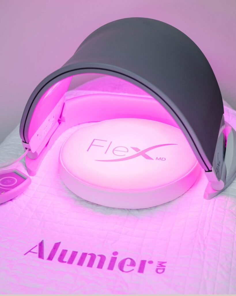 LED light therapy for calm, healthy skin at Face Oxford